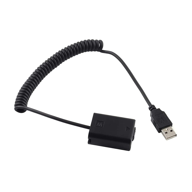 1x NP-FW50 Dummy Akku+DC Power Bank USB Adapterkabel Für Für Sony RX10 Serie 