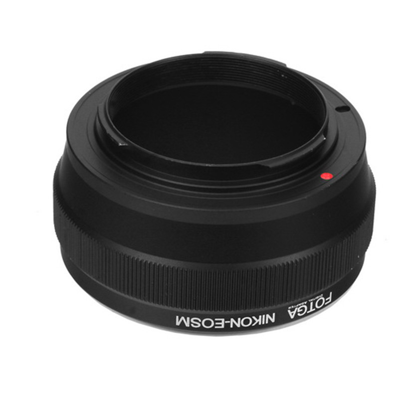 Fotga Lens Adapter Ring For Nikon F Ai Ais Mount Lens To Canon Eosm Ef M M M2 M3 Camera Fotga