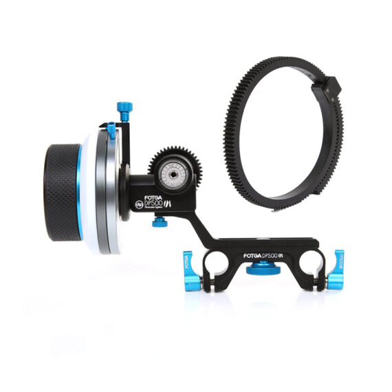 Fotga DP3000 M1 Follow Focus Per DSLR - Con Cinghia Flessibile, Compatibile Con Guide Da 15 Mm