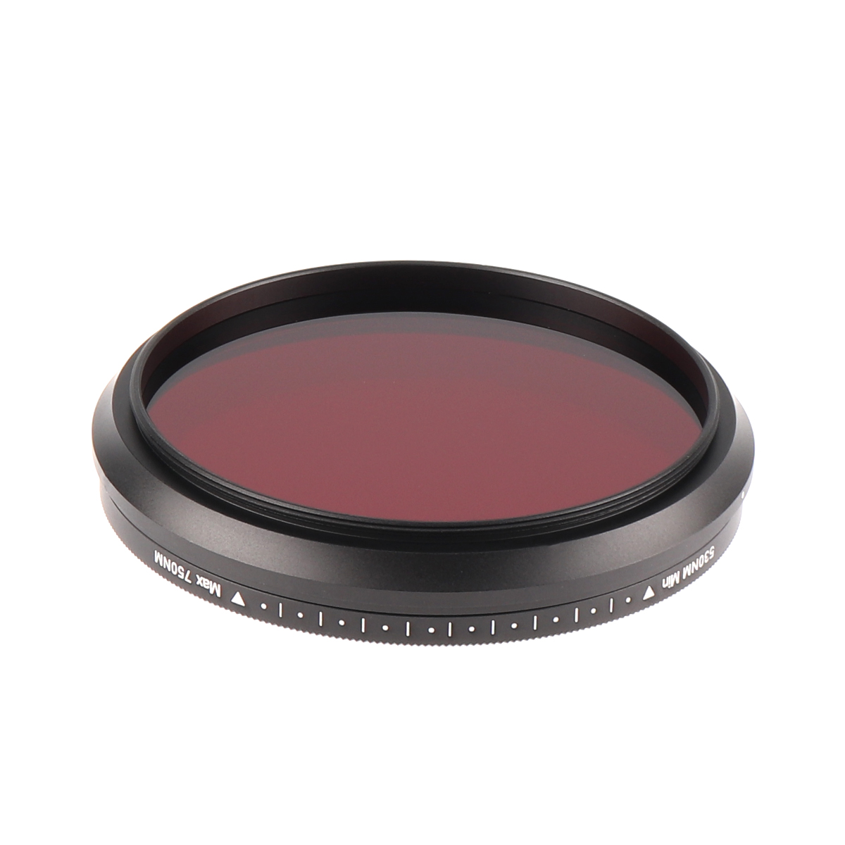 FocusFoto FOTGA 43mm All-in-One Adjustable Infrared IR Pass X-Ray Lens IR Filter Variable from 530nm to 650nm 680nm 720nm 750nm Optical Glass 