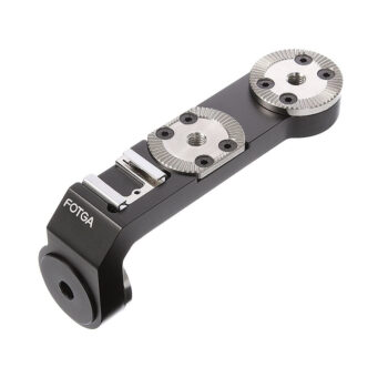 Fotga DP500 III L-Shaped Bracket with 3 Standard ARRI Rosette Tooth and 1 Cold Shoe