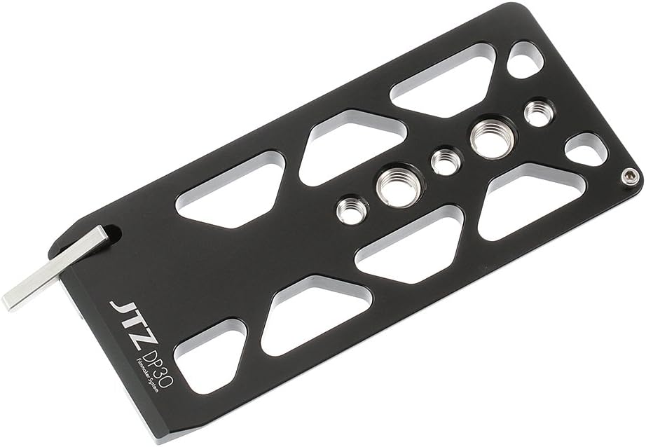 JTZ 5" Dovetail Plate for JTZ DP30 Camera Cage Baseplate Shoulder Pad Rig Tripod