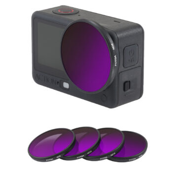 Fotga 4-in-1 Lens Filter Kit for DJI Osmo Action 6: ND8+ND16+ND32+ND64 - Light Control Set for Cinematic Motion Blur & Daytime Long Exposure