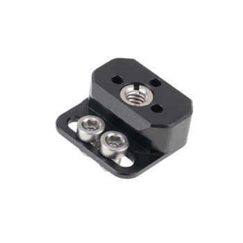 Fotga Universal Accessory Extension Adapter for 1/4"-20 Mount to NATO Rail with 3/8"-16 Hole for Camera Cage Side Top Handle Hand Grip