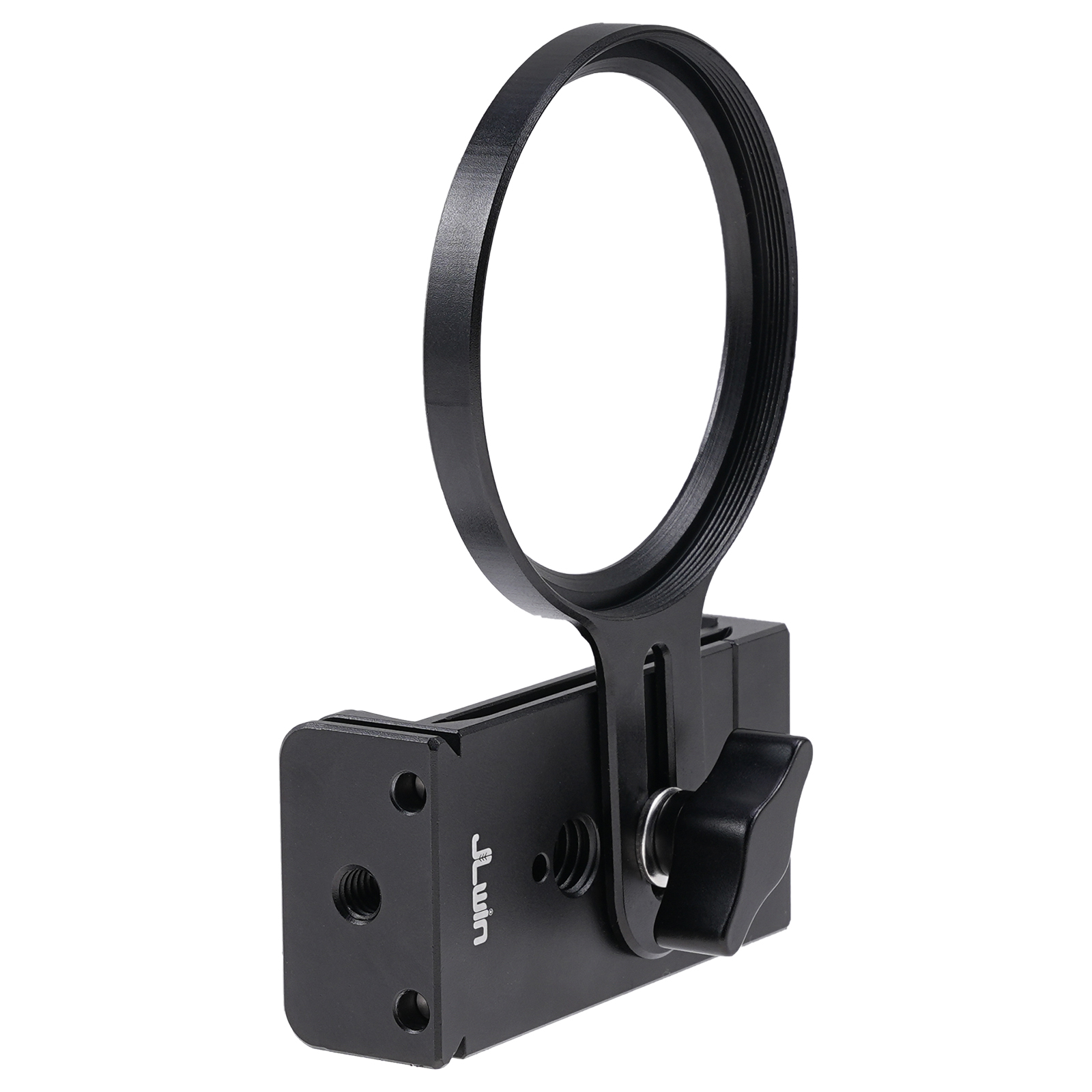 Fotga Universal Cell Phone Clamp Holder with 67mm Filter Adapter Ring for iPhone 17 16 15 14 Pro Max Samsung,Arca Swiss 1/4"-20 Tripod Plate,Cold Shoe for Mic Video Light,for Vlogging Live Stream
