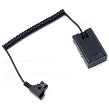 Fotga Coiled D-Tap Power Cable to Decoded BP-U30 Dummy Battery Replace of BP-U30/U60/U90 for Sony PXW-Z200 HXR-NX800 PXW-Z380 for Blackmagic Pyxis 6K/12K