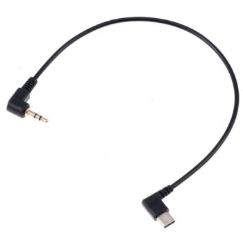 Fotga 11.8inch 3.5mm to USB Type-C Adapter Cable, Camera Shutter Release Trigger Converter for Sony A7M5 A7CR A7CII A6700 ZV-E10II A7R6 A7RVI, Connects 3.5mm Remote Controller to USB-C Camera